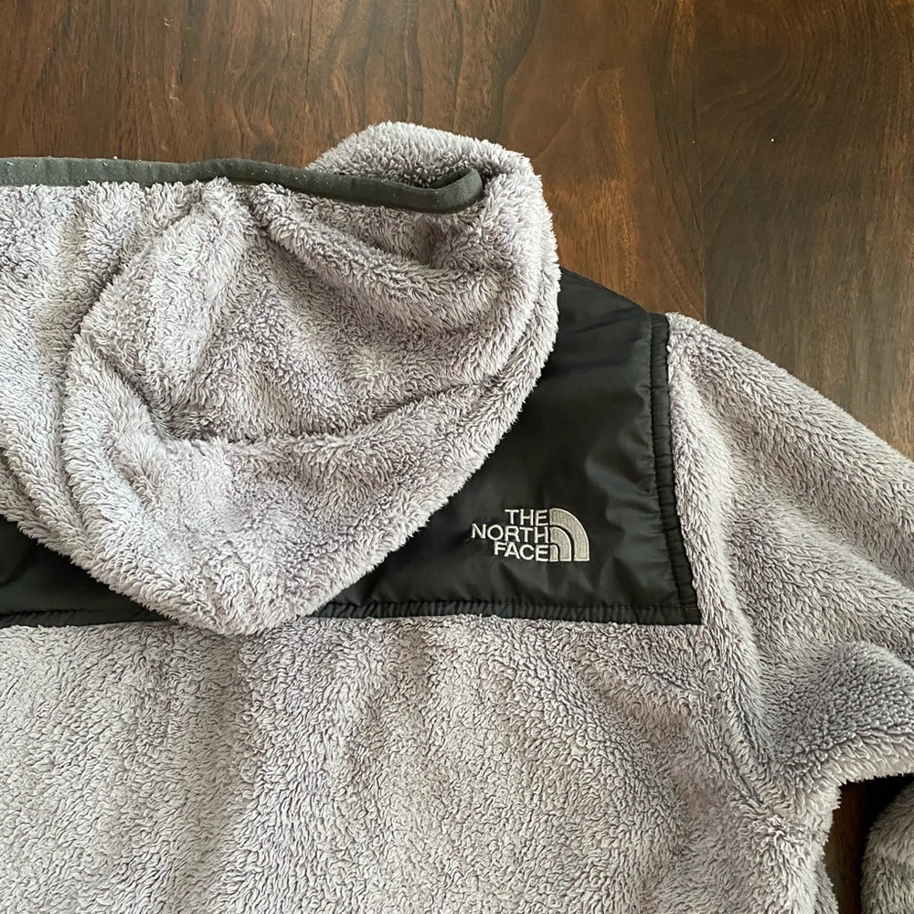 The North Face Oso Hoodie Full Zip Jacket Gray Size 14-16 - Picture 6 of 8